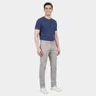 Men's Light Grey Slim Fit Washed Jeans, हल्का ग्रे, small