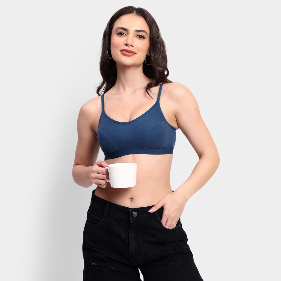 Ladies' Bra , गहरा नीला, large image number null
