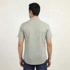 Men's Green 100% Cotton Classic Casual Shirt, हल्का हरा, small