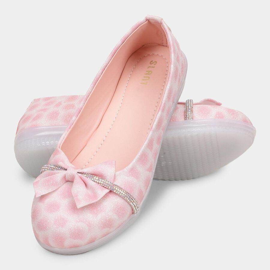 Girls' Sandal with Back Strap, Peach, large image number null