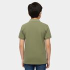 Boys' Half Sleeves T-Shirt, हल्का हरा, small