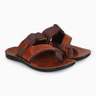 Men's Sandal, भूरा, small