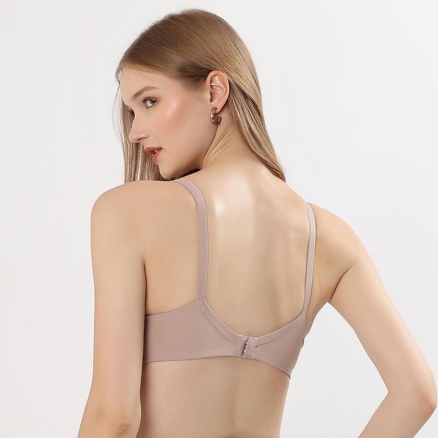 Ladies' Basic Bra, भूरा, large image number null