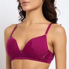Ladies' Bra, वाइन, small