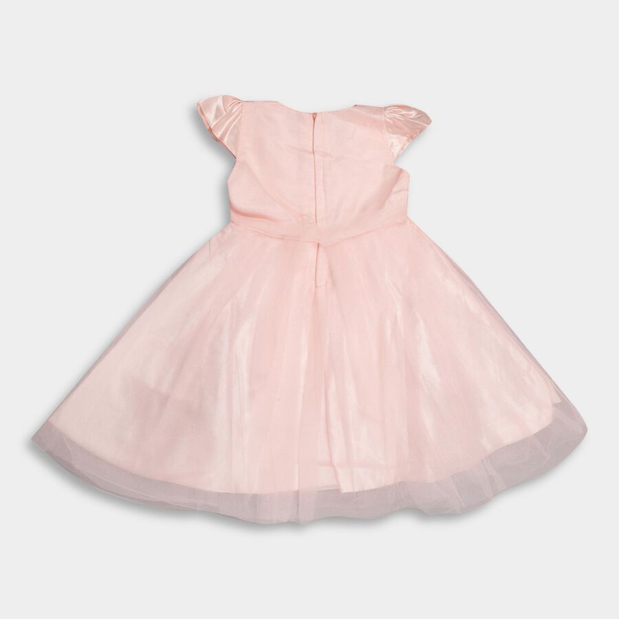 Girls' Frock , पीच, large image number null