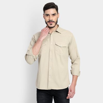 Men's 100% Cotton Casual Shirt