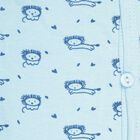 Infants Cotton Printed T-Shirt, Light Blue, small image number null