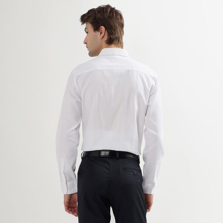 Men's 100% Cotton Formal Shirt, सफ़ेद, large image number null