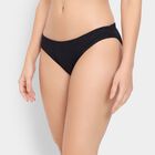 Ladies' 100% Cotton Panty , Black, small image number null