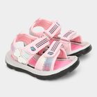 Girls' Sandal with Back Strap, Pink, small image number null