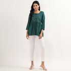 Ladies' Kurti, गहरा हरा, small image number null