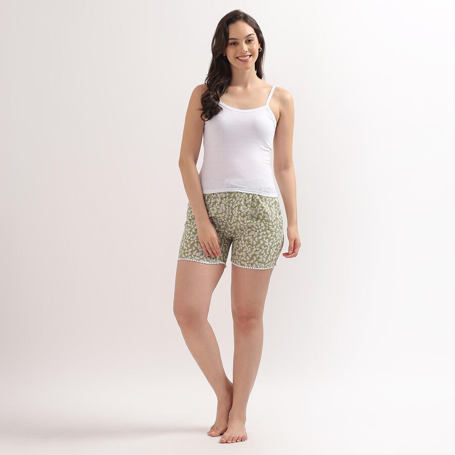 Ladies' Shorts, हल्का हरा, large image number null