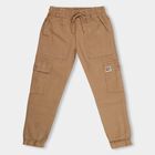 Boys' 100% Cotton Trousers , भूरा, small image number null
