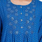 Ladies' Kurta, टील ब्लू, small image number null