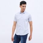 Men's Light Blue Cotton Regular Collar Casual Shirt, Light Blue, small image number null