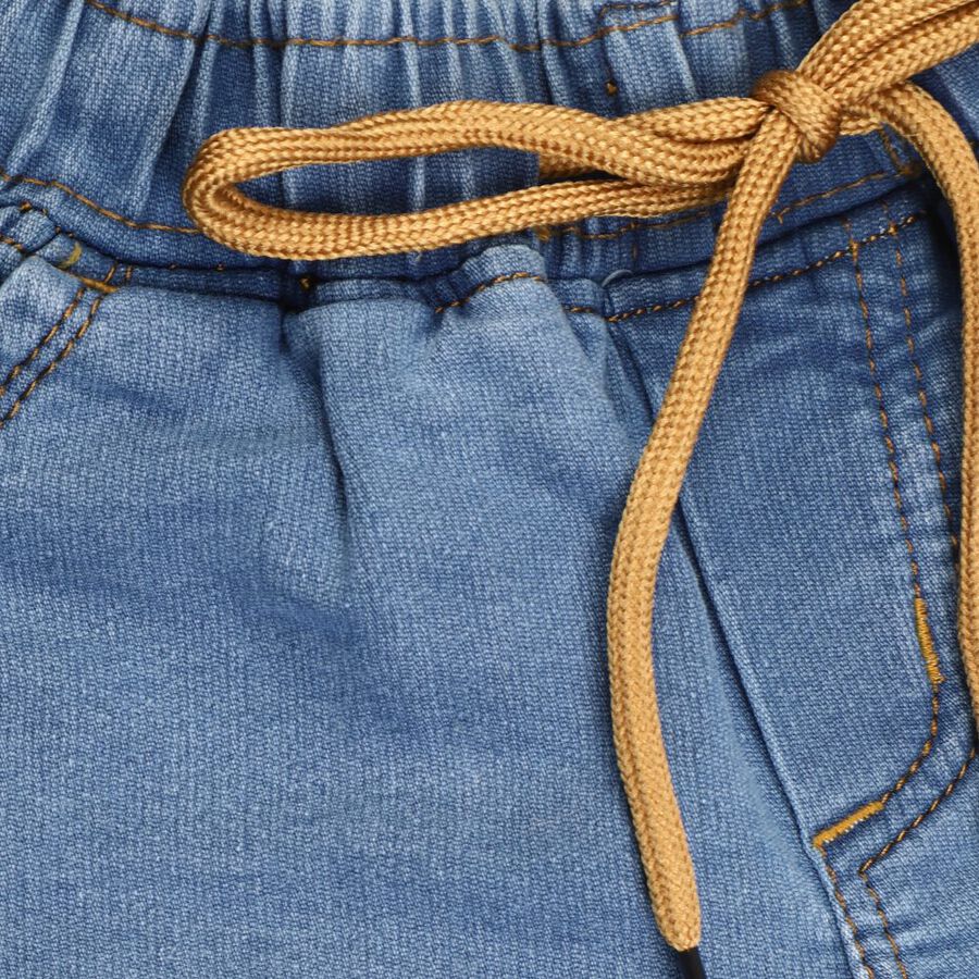 Boys Basic Wash Jeans, मध्यम नीला, large image number null
