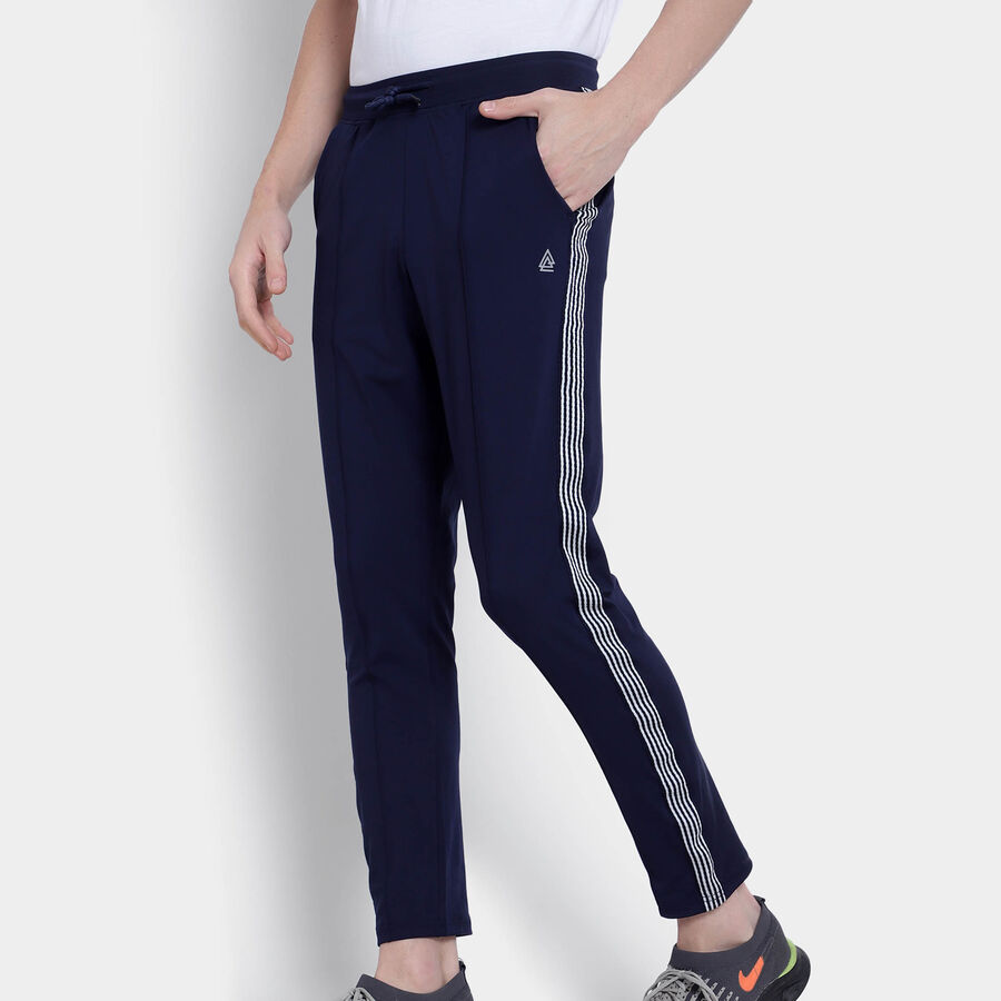 Cut & Sew Track Pants, नेवी ब्लू, large image number null