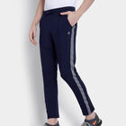 Cut & Sew Track Pants, नेवी ब्लू, small image number null