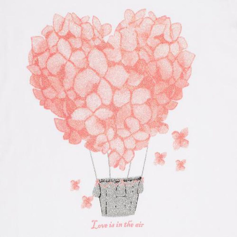 Girls' 100% Cotton T-Shirt, सफ़ेद, large image number null