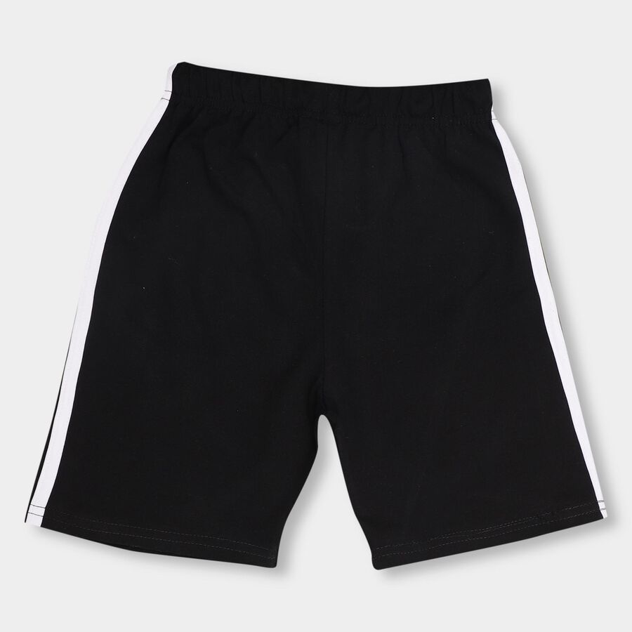 Boys' Basic Bermuda, काला, large image number null
