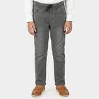 Boys Grey Straight Fit Washed Jeans, Light Grey, small