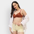 Ladies' Bra , भूरा, small image number null