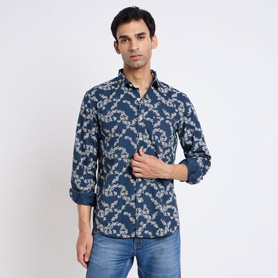 Men's 100% Cotton Casual Shirt