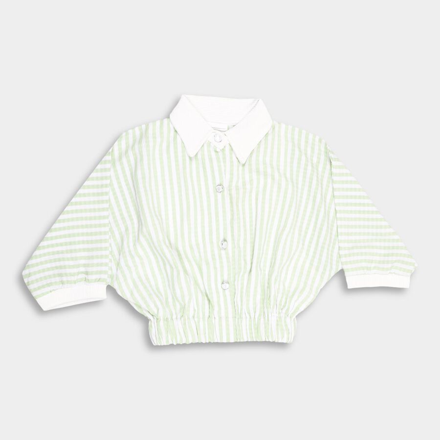 Girls' T-Shirt , Light Green, large image number null