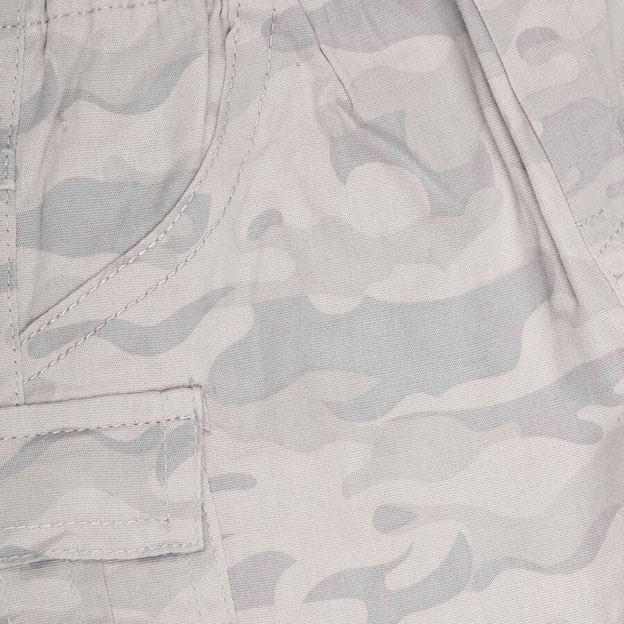 Infants Cotton Printed Half Pant, Light Grey, large image number null