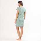 Women's Soft Pastel Pink Cotton Sleeveless Casual Nighty, हल्का हरा, small