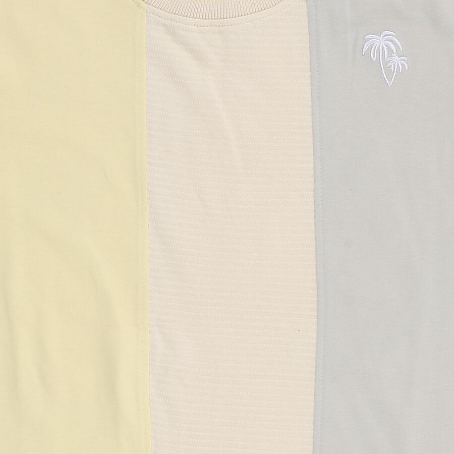 Boys' Half Sleeves T-Shirt, Yellow, large image number null