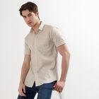 Men's 100% Cotton Regular Collar Casual Shirt, गहरा पीला, small image number null