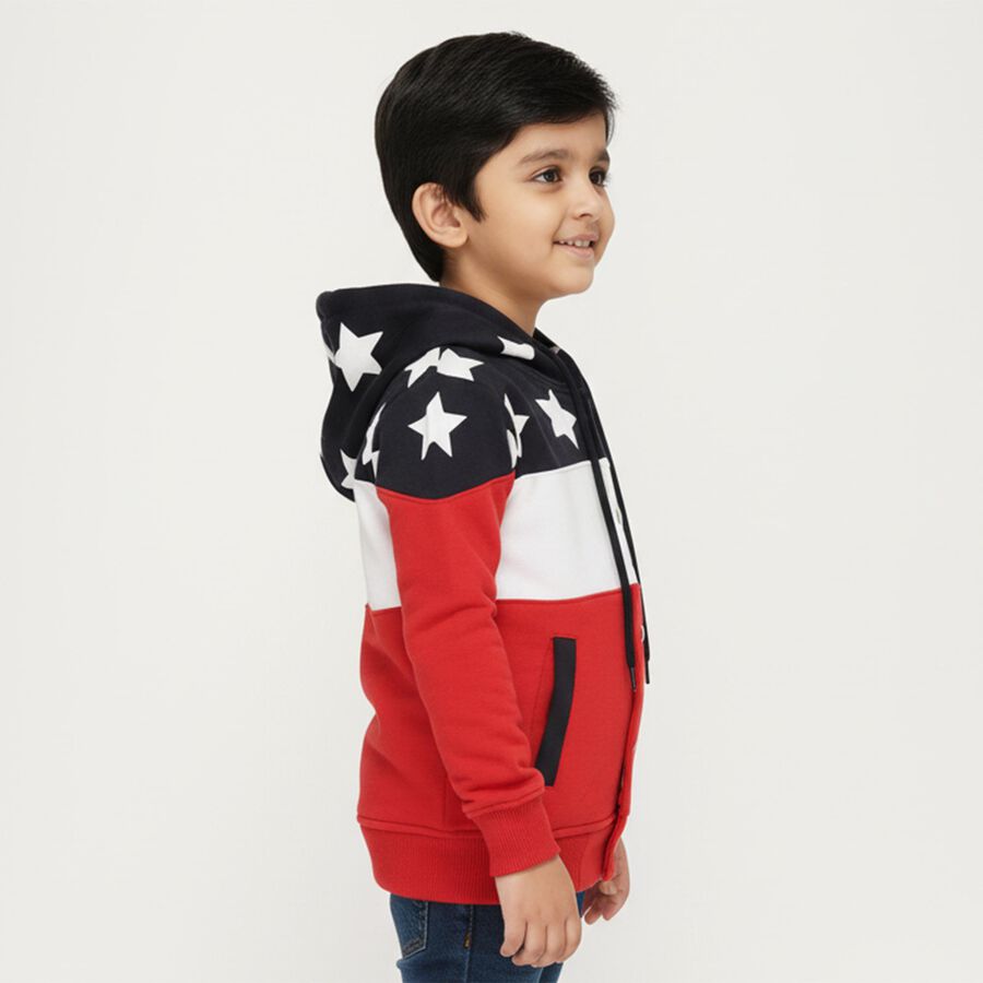 Boys' Sweatshirt, Red, large image number null