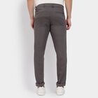Men's Slim Fit Casual Trousers, हल्का ग्रे, small image number null