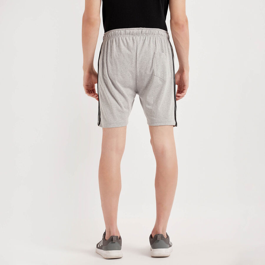 Solid Bermuda, Melange Mid Grey, large image number null