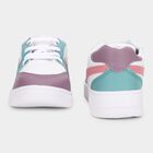 Girls Bright Pink and Purple Lace-Up Casual Shoes, Pink, small image number null