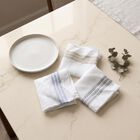 Men's White Striped Pack of 3 Handkerchief, सफ़ेद, small