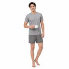 Men's Black Classic Fit Solid Boxers, काला, small