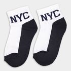 Boys' Socks (Pack of 2), Navy Blue, small image number null