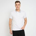 Men's 100% Cotton Collared Half Sleeves T-Shirt, White, small image number null