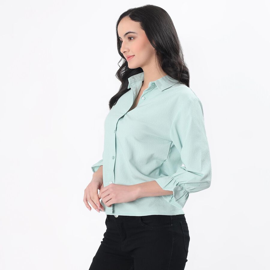 Women's Light Mint Green Classic Shirt, Light Green, large