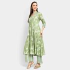 Ladies' Kurta Pyjama Set, हल्का हरा, small image number null