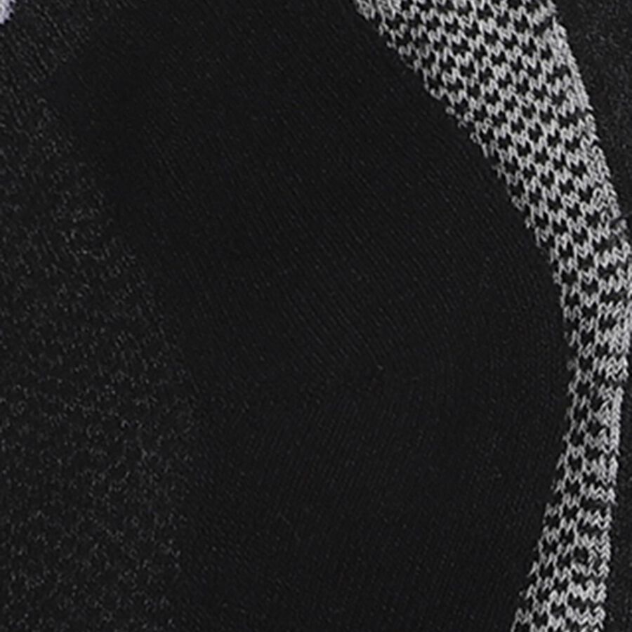 Men's Black and Gray Regular Fit Textured Ankle Socks Pack of 4, सफ़ेद, large image number null