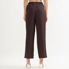 Women's Deep Chocolate Brown Balloon Fit Solid Harem Pants, Brown, small image number null