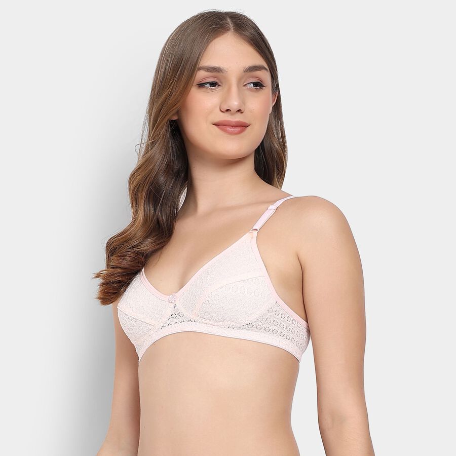 Ladies' Non-Padded Bra, हल्का गुलाबी, large image number null