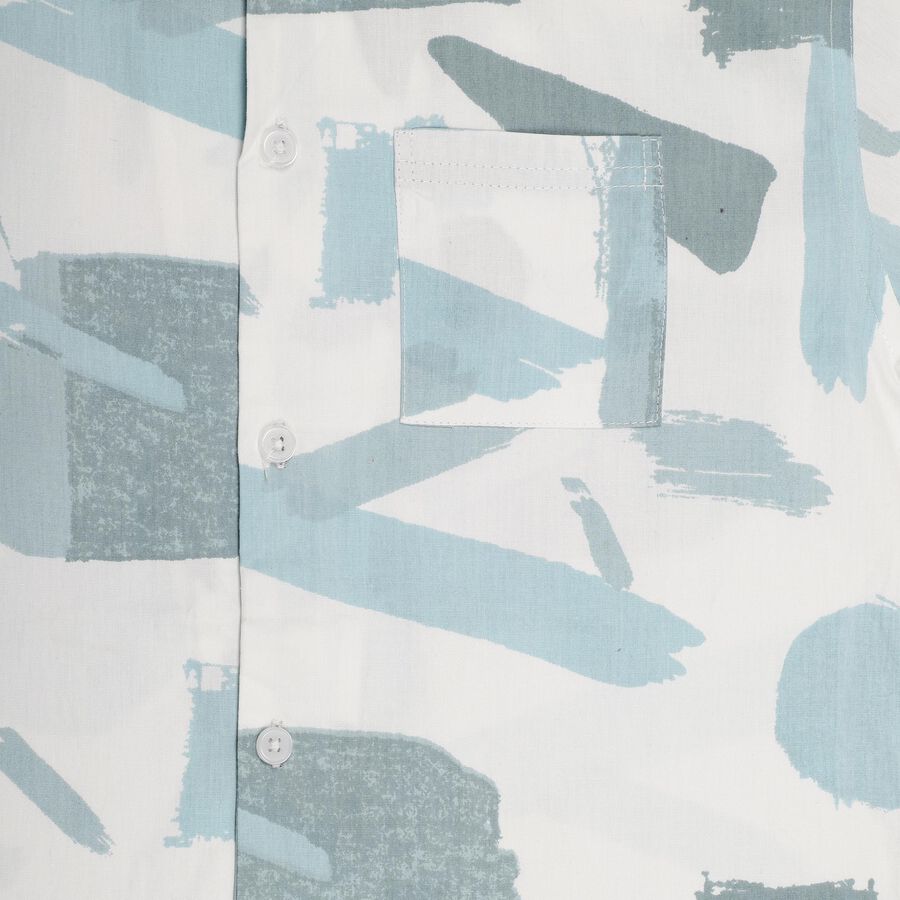 Boys' 100% Cotton Casual Shirt , सफ़ेद, large image number null