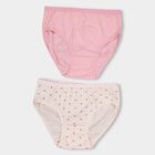 Girls' 100% Cotton Panty, Pink, small image number null