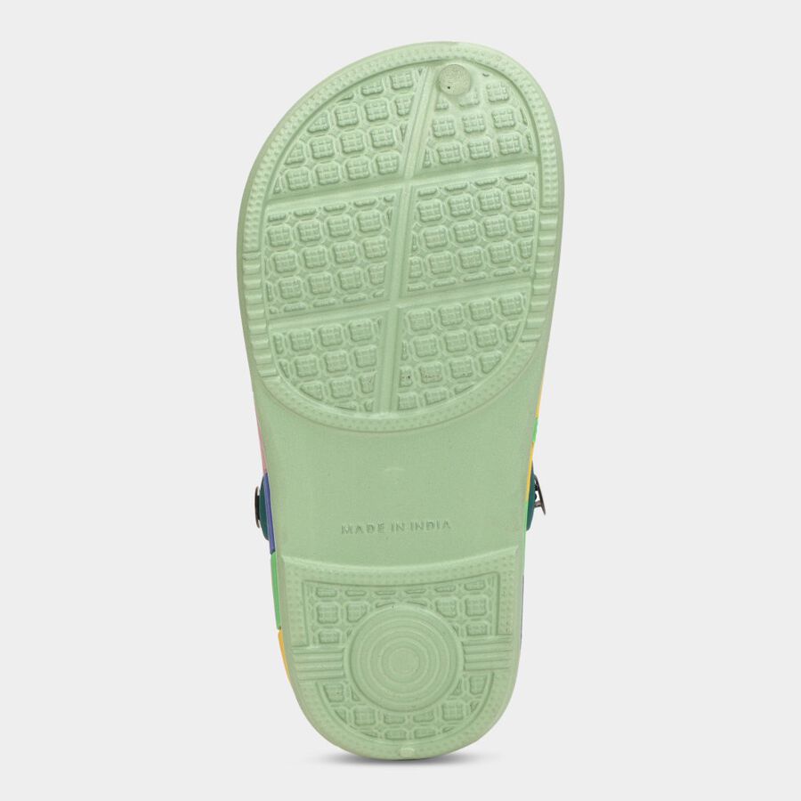 Boys Solid Clog, Green, large image number null