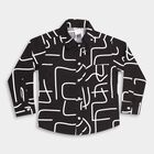 Boys' 100% Cotton Casual Shirt, Black, small image number null