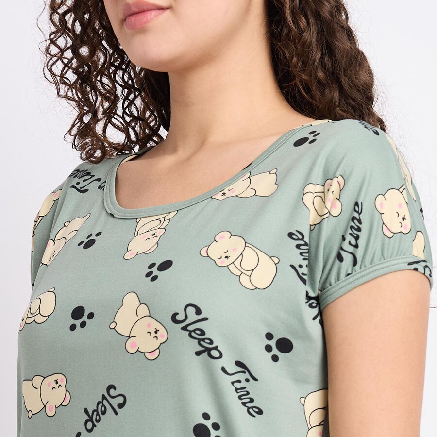 Ladies' Nighty, Light Green, large image number null